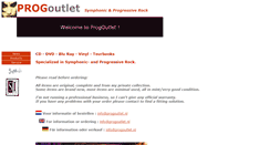 Desktop Screenshot of progoutlet.nl