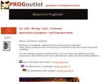 Tablet Screenshot of progoutlet.nl